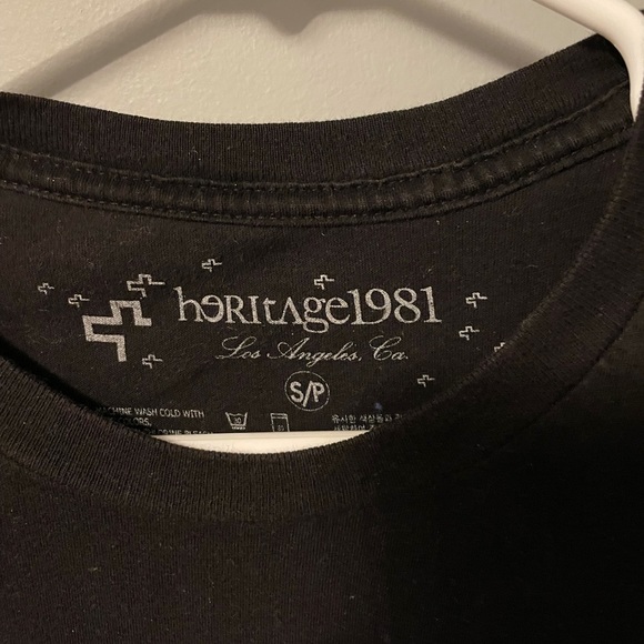 Heritage 1981 Black T-Shirt - Picture 2 of 2
